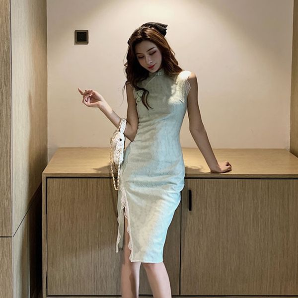 ethnic clothing women chinese traditional lace slim elegant cheongsams retro sleeveless qipao wedding evening midi dress bodycon cosplay cos, Red
ethnic clothing women chinese traditional lace slim elegant cheongsams retro sleeveless qipao wedding evening midi dress bodycon cosplay cos, Red