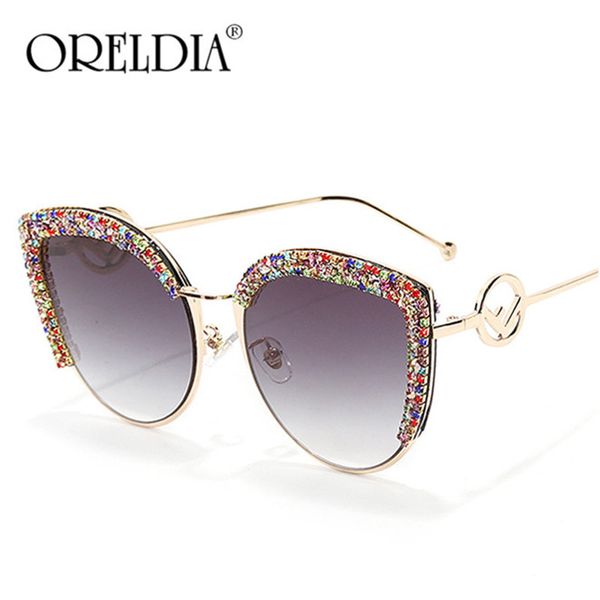 luxury rhinestone cat eye sunglasses women 2020 vintage brand designer cateye sun bling metal glasses men female shades, White;black
luxury rhinestone cat eye sunglasses women 2020 vintage brand designer cateye sun bling metal glasses men female shades, White;black