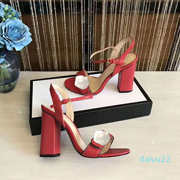 designer high heeled sandals coarse heel leather classic woman shoes metal buckle for parties and banquets luxury sandals size 34-42 41, Black
designer high heeled sandals coarse heel leather classic woman shoes metal buckle for parties and banquets luxury sandals size 34-42 41, Black