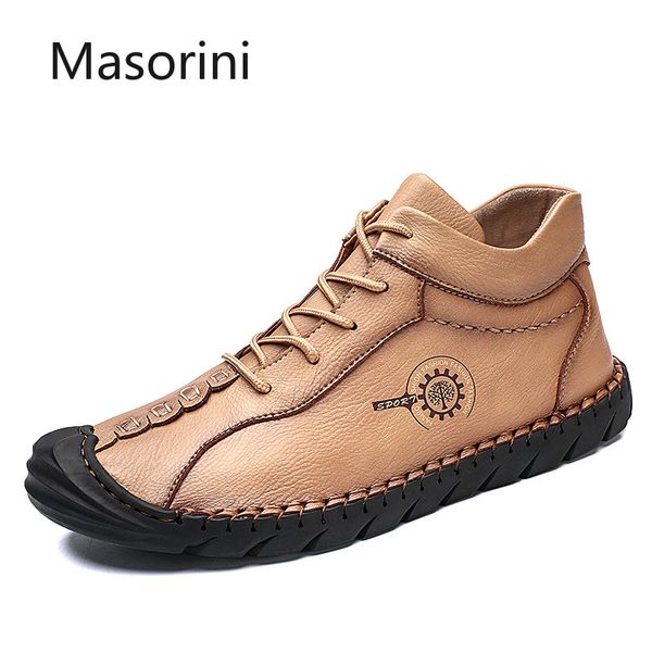 new arrival men shoes genuine leather comfortable casual men boots comfortable ankle boots lace-up non-slip walking shoes, Black
new arrival men shoes genuine leather comfortable casual men boots comfortable ankle boots lace-up non-slip walking shoes, Black