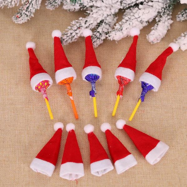 30^10pcs lollipop christmas hat small mini candy santa claus cap decoration party selling support wholesale dropshipping
30^10pcs lollipop christmas hat small mini candy santa claus cap decoration party selling support wholesale dropshipping
