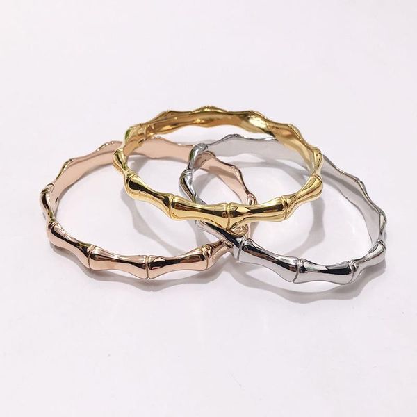 queen lotus 2020 new 18k gold plated bamboo bracelet bangle for party stainless steel accessories wholesale, Golden;silver
queen lotus 2020 new 18k gold plated bamboo bracelet bangle for party stainless steel accessories wholesale, Golden;silver