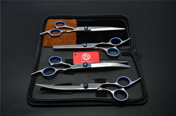 hair scissors 4pcs suit 7.0 inch 19.5cm pets professional hairdressing cutting + thinning down&up curved shears z3001
hair scissors 4pcs suit 7.0 inch 19.5cm pets professional hairdressing cutting + thinning down&up curved shears z3001