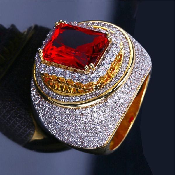hip hop gold plated rings for man brand design cubic zirconia red gem hiphop ring mens fashion jewelry, Golden;silver
hip hop gold plated rings for man brand design cubic zirconia red gem hiphop ring mens fashion jewelry, Golden;silver