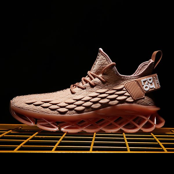 new blade running shoes men breathable sport shoes antiskid damping outsole trekking leisure zapatills jogging fitness sneakers, Black
new blade running shoes men breathable sport shoes antiskid damping outsole trekking leisure zapatills jogging fitness sneakers, Black
