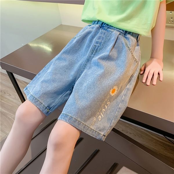girls' daisies denim 2020 new korean shorts and shorts style girls' children's foreign style pants, Blue
girls' daisies denim 2020 new korean shorts and shorts style girls' children's foreign style pants, Blue