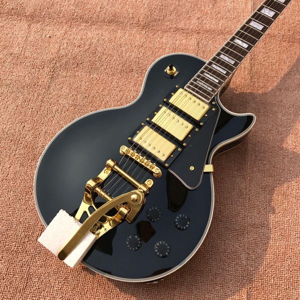 wholesale new handmade electric guitar black 3 pickup electric guitar lp custom guitar ing
wholesale new handmade electric guitar black 3 pickup electric guitar lp custom guitar ing