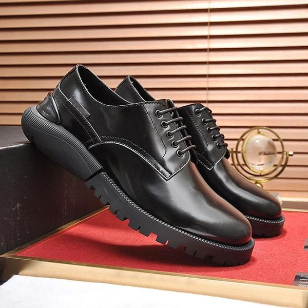 new fashion derby shoes breathable lightweight business dress shoes mens split leather vintage men formal party office wedding shoes, Black
new fashion derby shoes breathable lightweight business dress shoes mens split leather vintage men formal party office wedding shoes, Black