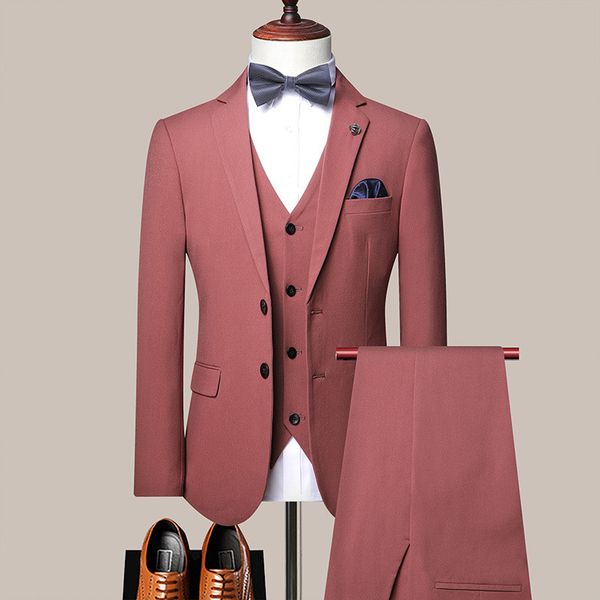 men's suits spring business formal groom wedding dress suits suit 3 piece set (blazer +vest +pants) business classic men's, White;black
men's suits spring business formal groom wedding dress suits suit 3 piece set (blazer +vest +pants) business classic men's, White;black