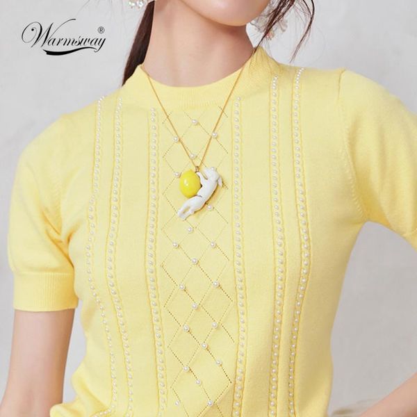 fashion pearl beading solid candy color casual women's t-shirt short sleeve sweater twist summer sweer basic slim tees b-152, White
fashion pearl beading solid candy color casual women's t-shirt short sleeve sweater twist summer sweer basic slim tees b-152, White