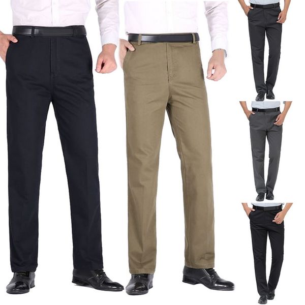 men's pants 2021 male fashion autumn casual high waist loose straight cotton pant quality large size trousers, Black
men's pants 2021 male fashion autumn casual high waist loose straight cotton pant quality large size trousers, Black