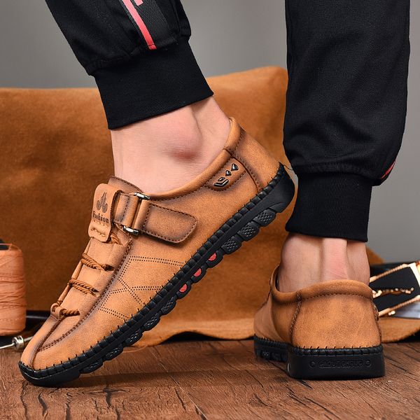 2020 summer new men's shoes spring and summer tide shoes men's casual leather one foot peas large size sports, Black
2020 summer new men's shoes spring and summer tide shoes men's casual leather one foot peas large size sports, Black