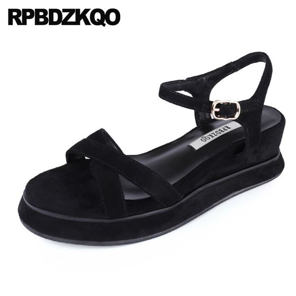 open toe suede fashion black genuine leather platform wedge sandals summer ladies casual shoes elegant slingback women strap
open toe suede fashion black genuine leather platform wedge sandals summer ladies casual shoes elegant slingback women strap