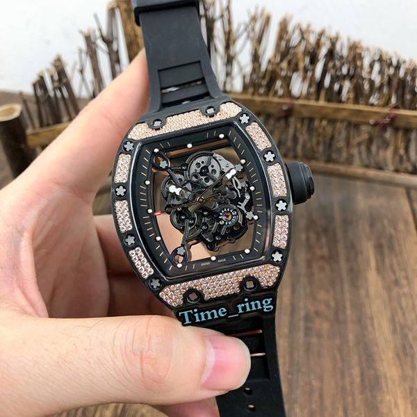 new v2 version rm055 skeleton dial ntpt carbon fiber case japanese nh automatic movement rm055 mens watch rubber strap designer watches, Slivery;brown
new v2 version rm055 skeleton dial ntpt carbon fiber case japanese nh automatic movement rm055 mens watch rubber strap designer watches, Slivery;brown