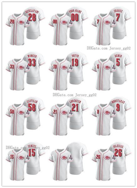 cincinnati reds men women youth 19 joey votto 11 barry larkin 5 johnny bench authentic baseball jersey, Black
cincinnati reds men women youth 19 joey votto 11 barry larkin 5 johnny bench authentic baseball jersey, Black