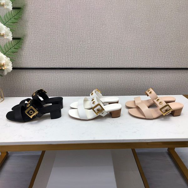 designer womens slippers luxury black apricot metal square buckle round head thick heel high heels with box size 35-40
designer womens slippers luxury black apricot metal square buckle round head thick heel high heels with box size 35-40