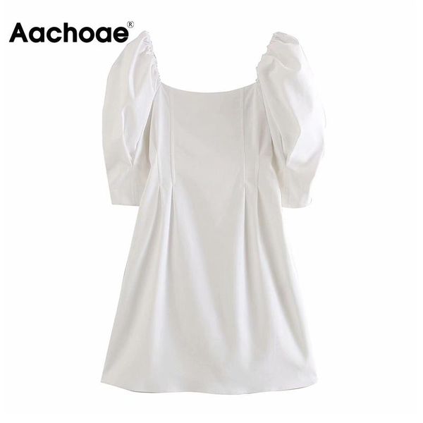 summer elegant white mini dress women fashion puff sleeve pleated party dresses square collar casual tunic dress vestidos mx200518, Black;gray
summer elegant white mini dress women fashion puff sleeve pleated party dresses square collar casual tunic dress vestidos mx200518, Black;gray