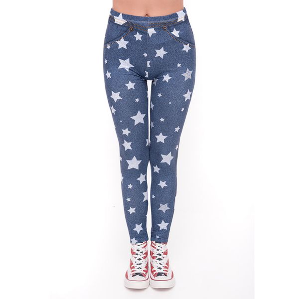 fashion leggins mujer blue jeans with stars printing legging feminina leggins fitness woman pants workout leggings, Black
fashion leggins mujer blue jeans with stars printing legging feminina leggins fitness woman pants workout leggings, Black
