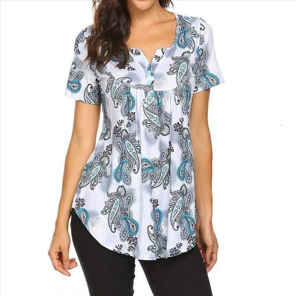 women blouse short sleeve print ladies casual flare tunic blouse camisas mujer blouses for woman chemise femme dropshipping, White
women blouse short sleeve print ladies casual flare tunic blouse camisas mujer blouses for woman chemise femme dropshipping, White