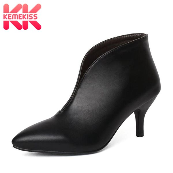 kemekiss women high heel boots pointed toe warm fur winter shoes women party ankle boots thin heel footwear size 32-43, Black
kemekiss women high heel boots pointed toe warm fur winter shoes women party ankle boots thin heel footwear size 32-43, Black