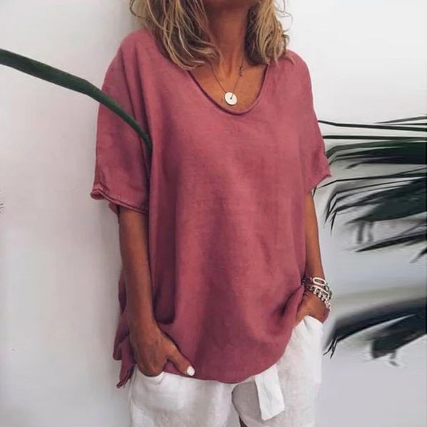 t shirts women casual loose summer solid o neck shirts short sleeves plus size 5xl cotton linen women shirt 6.11, White
t shirts women casual loose summer solid o neck shirts short sleeves plus size 5xl cotton linen women shirt 6.11, White