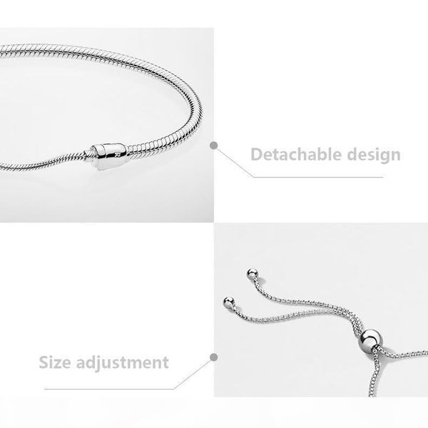 authentic 925 sterling silver bracelets for pandora cz diamond adjustable size chain wedding bracelet for women with gift box, Golden;silver
authentic 925 sterling silver bracelets for pandora cz diamond adjustable size chain wedding bracelet for women with gift box, Golden;silver