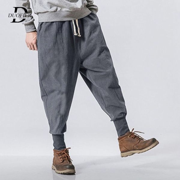 men's pants 2021 autumn men harem harajuku japanese streetwear cotton linen long trouser winter jogger chinese baggy, Black
men's pants 2021 autumn men harem harajuku japanese streetwear cotton linen long trouser winter jogger chinese baggy, Black