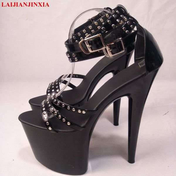 laijianjinxia new classic black open toe sandals 23cm super high heel platform pole dance shoes gorgeous punk sandals
laijianjinxia new classic black open toe sandals 23cm super high heel platform pole dance shoes gorgeous punk sandals