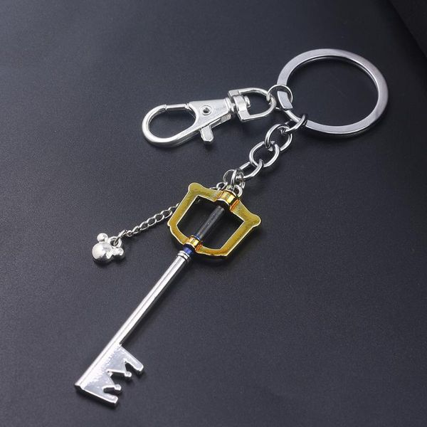 game kingdom hearts sora key keychain keyblade model removable metal keyring men car women bag accessories jewelry, Silver
game kingdom hearts sora key keychain keyblade model removable metal keyring men car women bag accessories jewelry, Silver