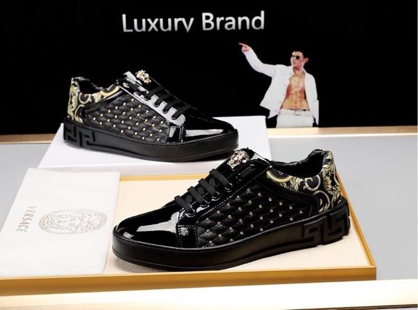 2020n luxury limited edition medusa print casual casual sneakers, fashionable wild outdoor men's shoes, size: 38-45, Black
2020n luxury limited edition medusa print casual casual sneakers, fashionable wild outdoor men's shoes, size: 38-45, Black