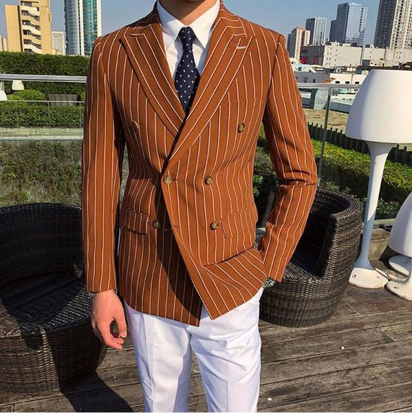 latest design peaked lapel mens jacket stripe wedding groom tuxedos double-breasted men party blazer just one piece mens suits, White;black
latest design peaked lapel mens jacket stripe wedding groom tuxedos double-breasted men party blazer just one piece mens suits, White;black
