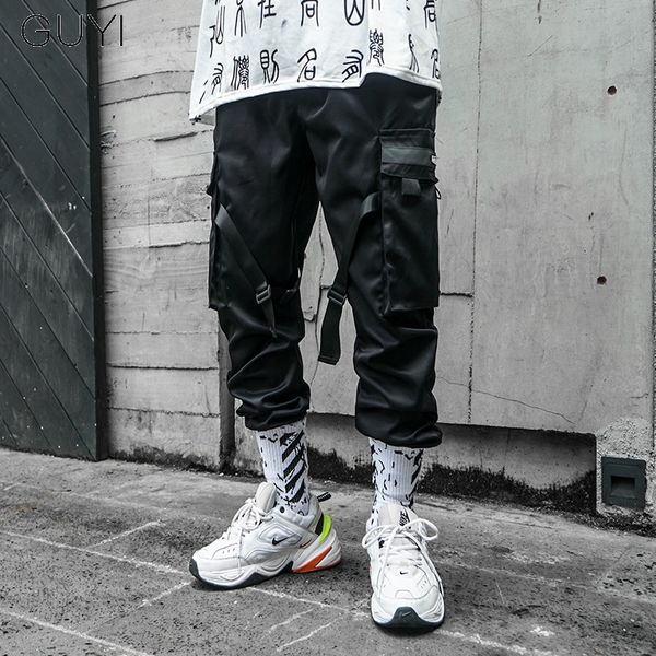 men ribbons black multi pocket cargo pants tactical harem joggers harajuku sweatpant hip hop pencil trousers track streetwear
men ribbons black multi pocket cargo pants tactical harem joggers harajuku sweatpant hip hop pencil trousers track streetwear