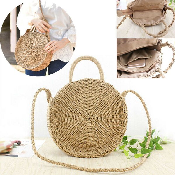 rattan bag female straw fashion hand woven straw bag round large capacity shoulder bag bohemian beach
rattan bag female straw fashion hand woven straw bag round large capacity shoulder bag bohemian beach