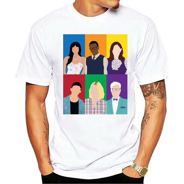 printed men t shirt cotton o-neck tshirts the good place short-sleeve men t-shirt, White;black
printed men t shirt cotton o-neck tshirts the good place short-sleeve men t-shirt, White;black