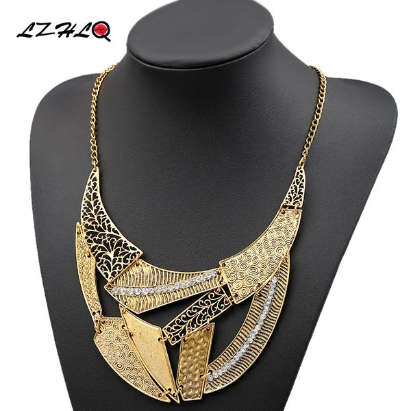 chains lzhlq vintage hollow punk necklaces 2021 women geometric splice metal statement necklace ethnic wholesale jewelry accessories, Silver
chains lzhlq vintage hollow punk necklaces 2021 women geometric splice metal statement necklace ethnic wholesale jewelry accessories, Silver