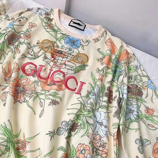 Women's Sweatshirts Cotton Loose Sweatshirt Men's Round Collar Sweater Floral Print Tennis Racket Embroidered Couple xshfbcl Tops
Women's Sweatshirts Cotton Loose Sweatshirt Men's Round Collar Sweater Floral Print Tennis Racket Embroidered Couple xshfbcl Tops