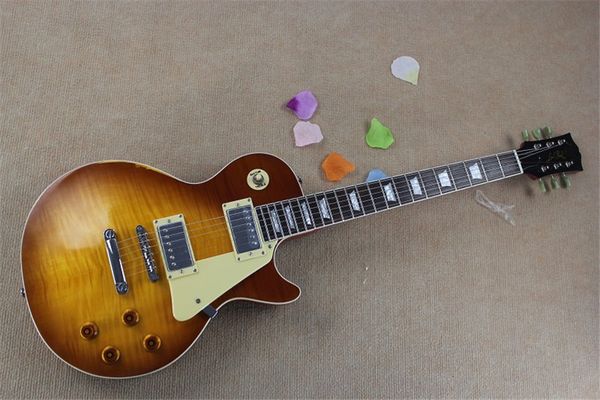 standard brown guitar mahogany get old body and neck rosewood fretboard hh bridge chrome hardware billy signature
standard brown guitar mahogany get old body and neck rosewood fretboard hh bridge chrome hardware billy signature