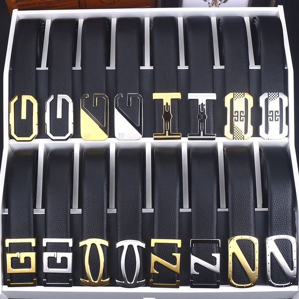 2019 new men's smooth buckle whole belt double-sided head layer cowhide belt genuine leather stainless steel buckle 12, Black;brown
2019 new men's smooth buckle whole belt double-sided head layer cowhide belt genuine leather stainless steel buckle 12, Black;brown