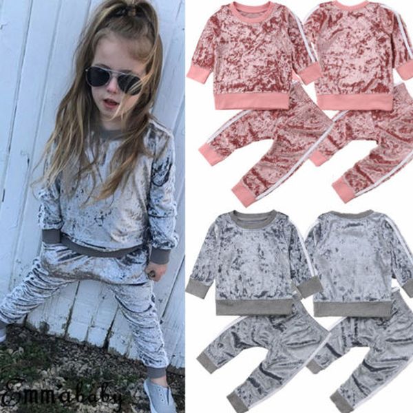 new baby girl твердая стильные малышей детские костюмы мальчиков velvet топы толстовка брюки брюки эпикировка осень одежда set 1-6 y, White 
new baby girl твердая стильные малышей детские костюмы мальчиков velvet топы толстовка брюки брюки эпикировка осень одежда set 1-6 y, White