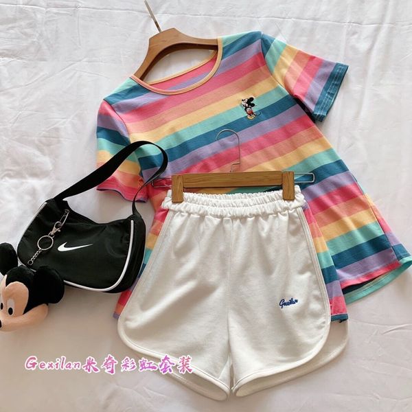 2020 новые smallrainbow шорт и shortssuit корейской шея с коротким рукавом shortsprinted радуги костюма можно носить за пределами, Gray
2020 новые smallrainbow шорт и shortssuit корейской шея с коротким рукавом shortsprinted радуги костюма можно носить за пределами, Gray