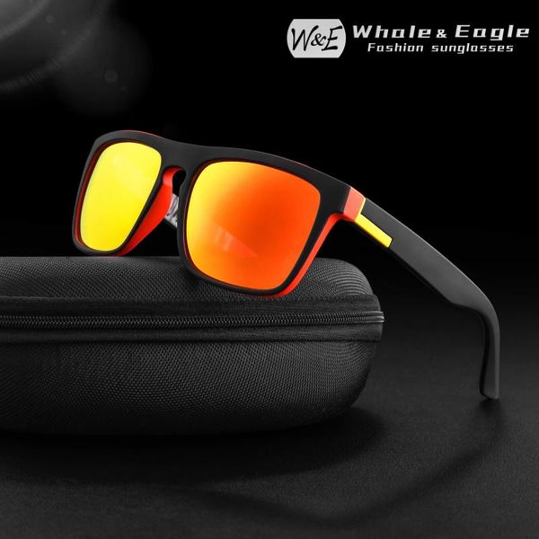 whale & eagle sunglasses men's classic mixed colors cool driver polarized red coated lens brand design women sunglasses uv400, White;black
whale & eagle sunglasses men's classic mixed colors cool driver polarized red coated lens brand design women sunglasses uv400, White;black