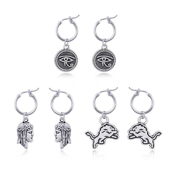 1pair tribe endless circle eyes wolf hoop earrings with pendant women jewelry vintage ethnic metal color portrait earring e571, Golden;silver
1pair tribe endless circle eyes wolf hoop earrings with pendant women jewelry vintage ethnic metal color portrait earring e571, Golden;silver