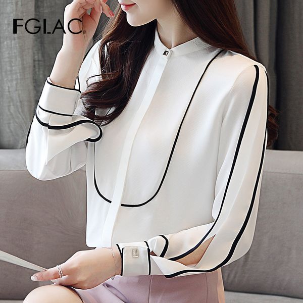 fglac women chiffon blouse shirt fashion casual long sleeve white shirt striped chiffon women
fglac women chiffon blouse shirt fashion casual long sleeve white shirt striped chiffon women