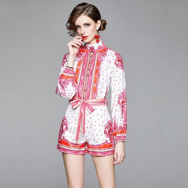 two piece dress spring autumn 2 set women shorts and lantern sleeve vintage blouse shirt + runway designer suit, White
two piece dress spring autumn 2 set women shorts and lantern sleeve vintage blouse shirt + runway designer suit, White