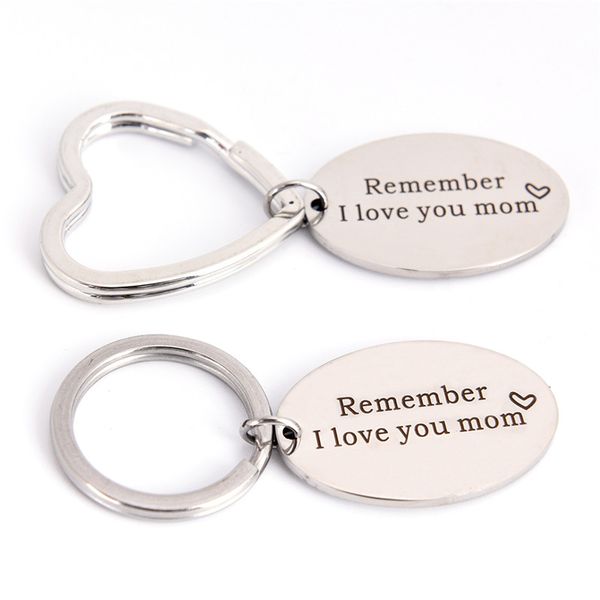 mom keychain "remember i love you mom" key chain stainless steel heart ring keyforb lettering charm mother jewelry gifts, Silver
mom keychain "remember i love you mom" key chain stainless steel heart ring keyforb lettering charm mother jewelry gifts, Silver