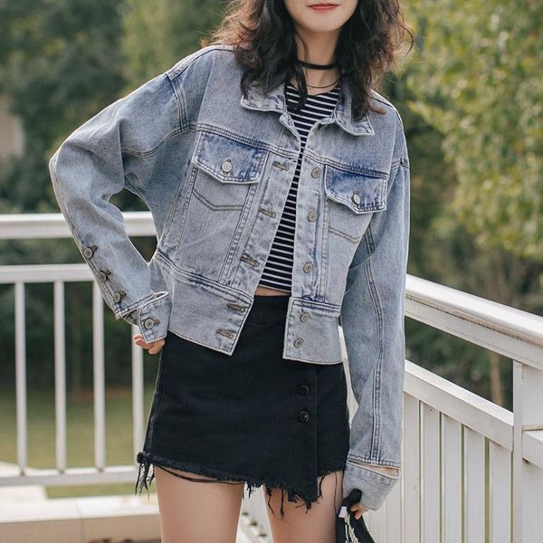 short oversize denim jacket women punk vintage streetwear loose autumn winter 2020 new jeans jacket woman 2020 asymmetrical, Black;brown
short oversize denim jacket women punk vintage streetwear loose autumn winter 2020 new jeans jacket woman 2020 asymmetrical, Black;brown