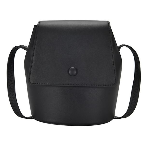 fggs-fashion texture casual women bag wild cross-body shoulder bucket bag
