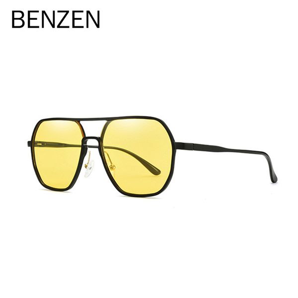 sunglasses benzen al-mg alloy men vintage polarized sun glasses for male day night vision driving goggles uv 400 9256, White;black
sunglasses benzen al-mg alloy men vintage polarized sun glasses for male day night vision driving goggles uv 400 9256, White;black