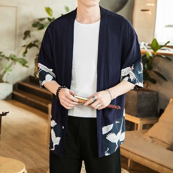 6w8hx 2020 chinese style men's casual large windbreaker size stitching seven-quarter sleeve hanfu hemben cardigan fashion all-match win, Tan;black
6w8hx 2020 chinese style men's casual large windbreaker size stitching seven-quarter sleeve hanfu hemben cardigan fashion all-match win, Tan;black
