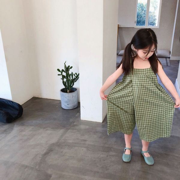 girls 2020 new korean style body jumpsuit pants plaid belt pants loose breathable broad leg jumpsuit fashion, Blue
girls 2020 new korean style body jumpsuit pants plaid belt pants loose breathable broad leg jumpsuit fashion, Blue